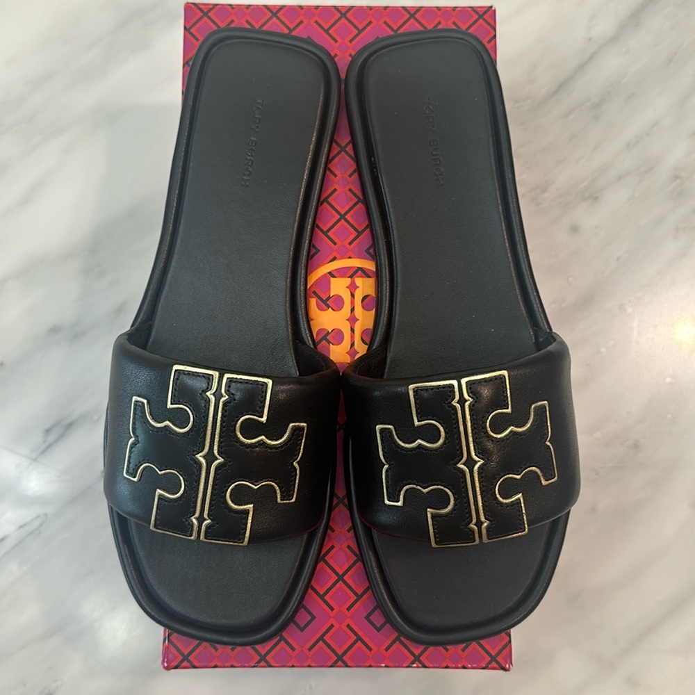 Gorgeous Tory Burch Double T Sport Slide
